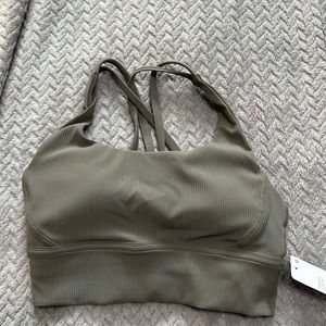 Lululemon energy longline bra ribbed